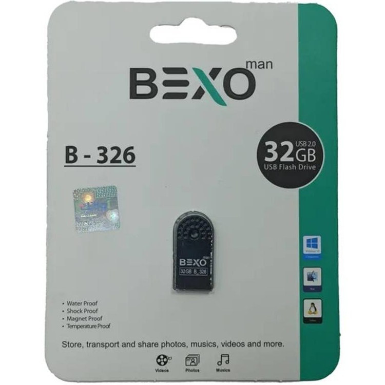 فلش 32 گیگ بکسو BEXO مدل B-326