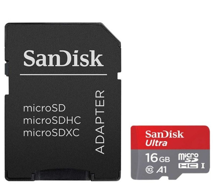 رم میکرو سن دیسک مدل Ultra A1 سرعت 98MBps 653X ظرفیت 16 گیگابایت