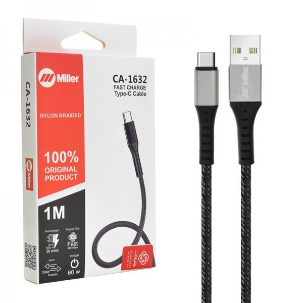 کابل فست شارژ Type-C میلر Miller مدل CA-1632