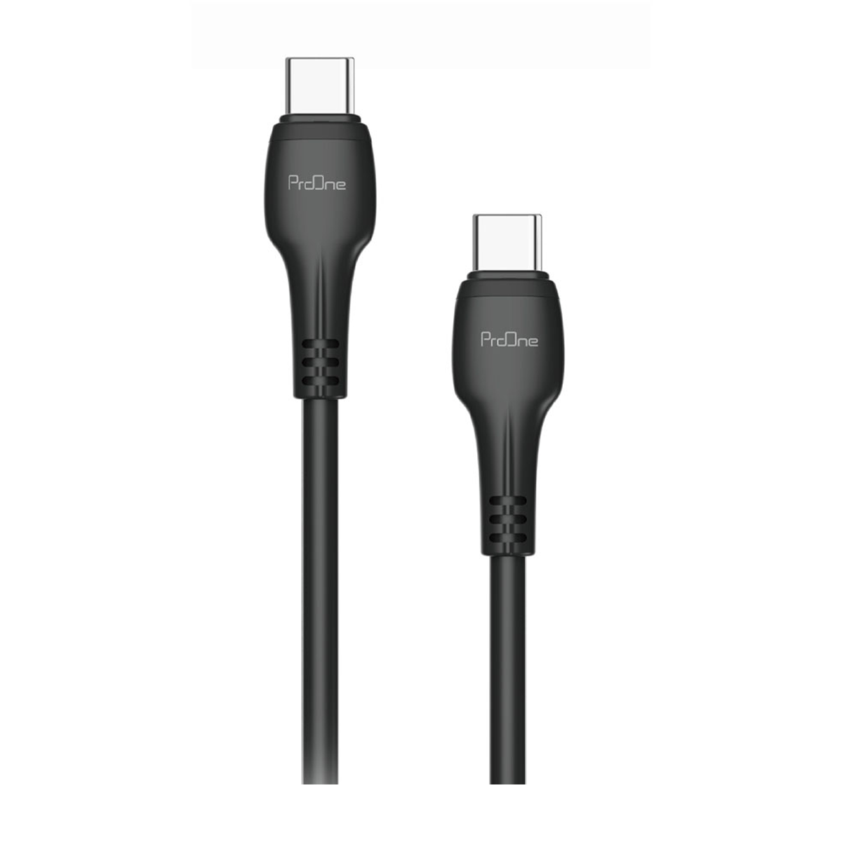 کابل شارژر دوسر تایپ سی پرووان مدل PCC116 60W PD طول 1متر