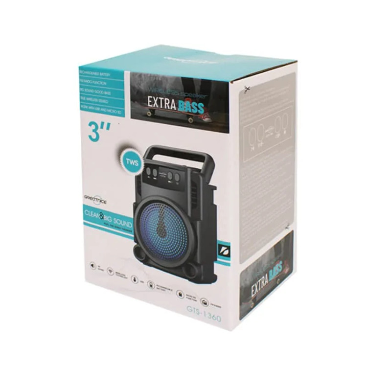 اسپیکر بلوتوثی قابل حمل 3 اینچی Greatnice مدل GTS-1360
