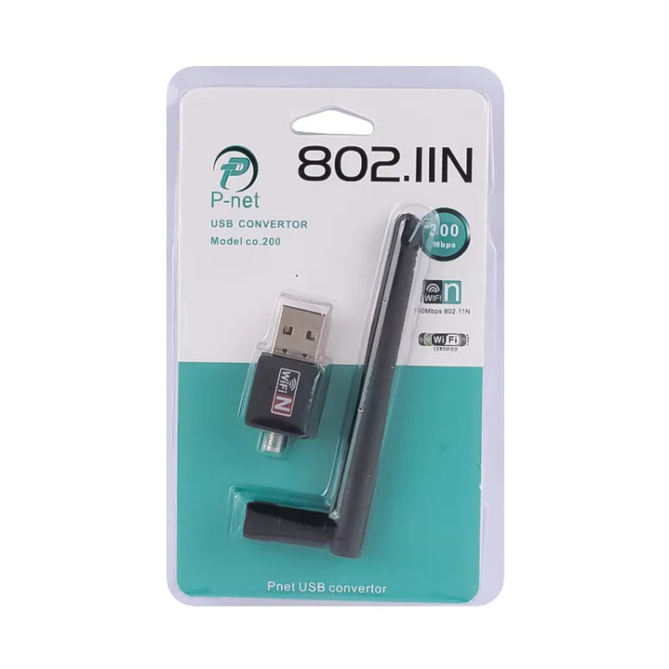 دانگل شبکه وای فای (Wi-Fi) آنتن دار پی نت (P-net) مدل co.200