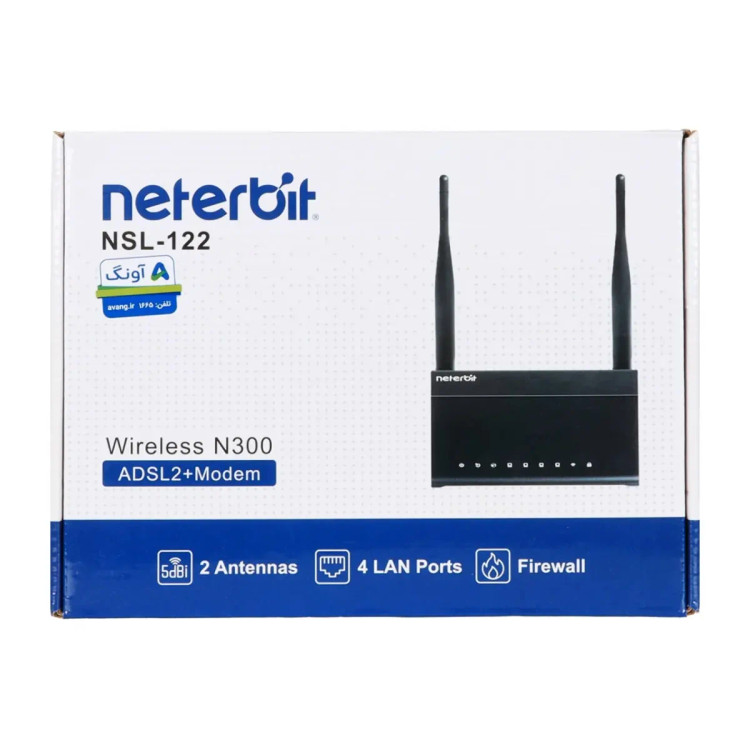 مودم روتر +ADSL2 نتربیت مدل NSL-122