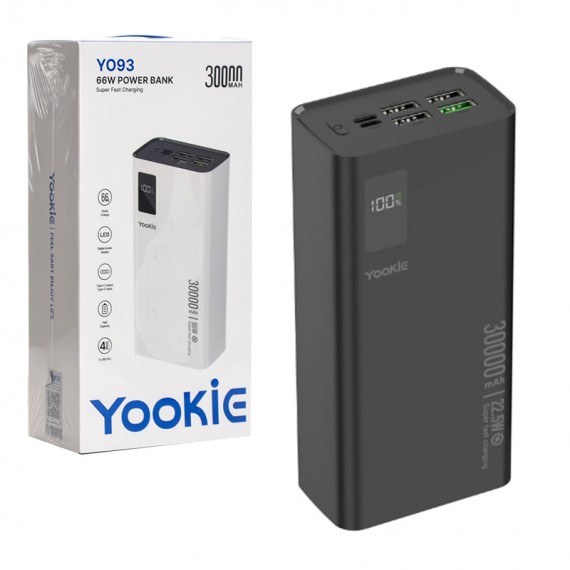 پاوربانک یوکی (Yookie) مدل YO93 ظرفیت 30000mAh