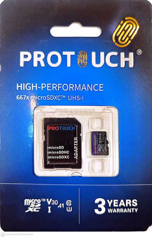 رم میکرو 32 گیگ PROTOUCH 667X 120mb/s خشاب دار