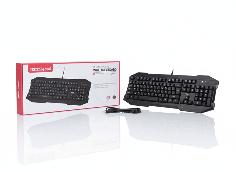 کیبورد سیم دار تسکو مدل TSCO TK 8041