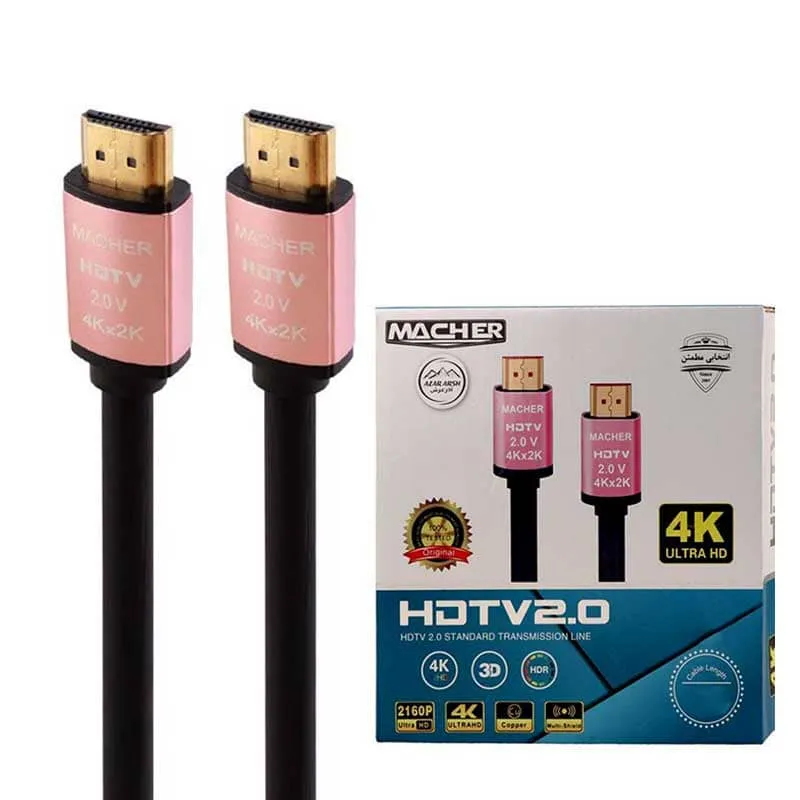 کابل HDMI مچر (MACHER) طول 1.5 متر مدل MR-185